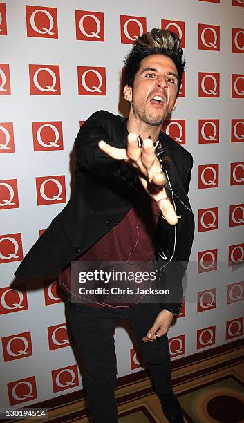 Russel Kane at the Q awards at The Grosvenor House Hotel on October 24, 2011 in London, England.