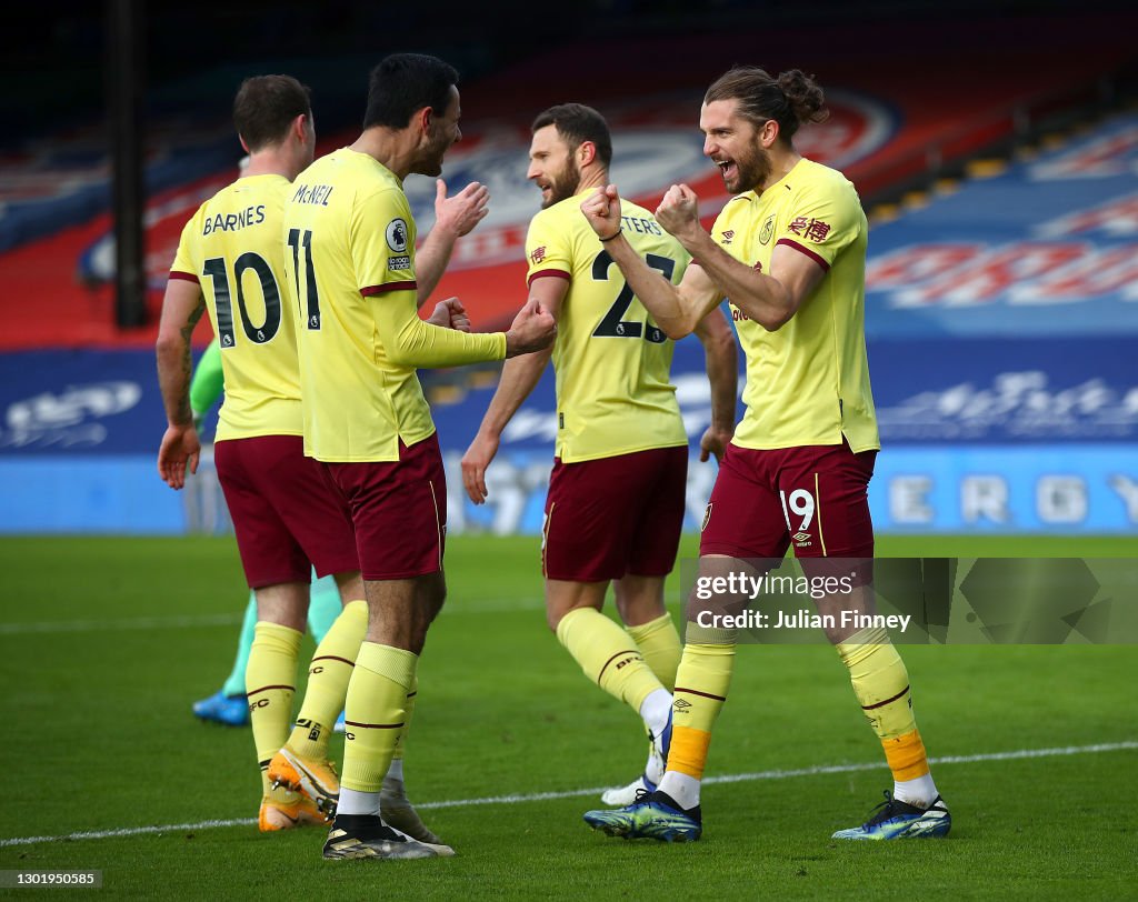 Crystal Palace v Burnley - Premier League