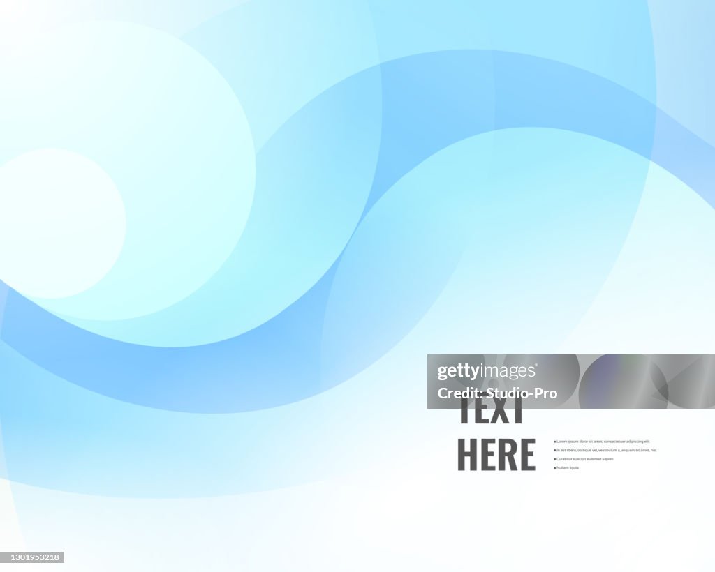 Elegante sfondo vorticoso a onde blu