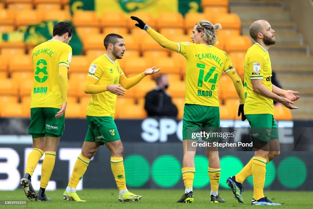 Norwich City v Stoke City - Sky Bet Championship
