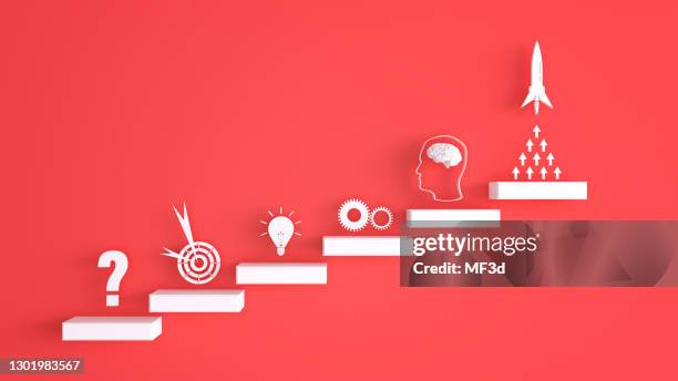 problems and solutions digital concept - steps concept stock pictures, royalty-free photos & images