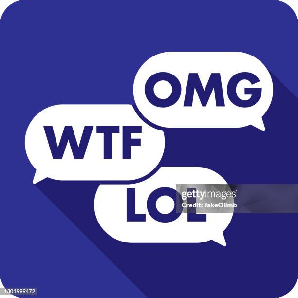 text message speech bubbles icon silhouette 2 - meme stock illustrations