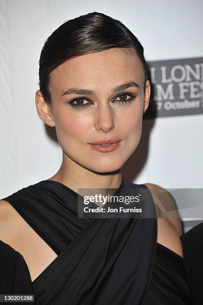 Keira Knightley attends the screening of 'A Dangerous Method' at The 55th BFI London Film Festival at on October 24, 2011 in London, England.