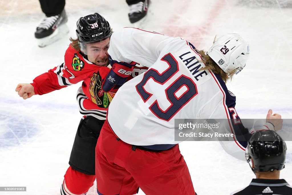 Columbus Blue Jackets v Chicago Blackhawks