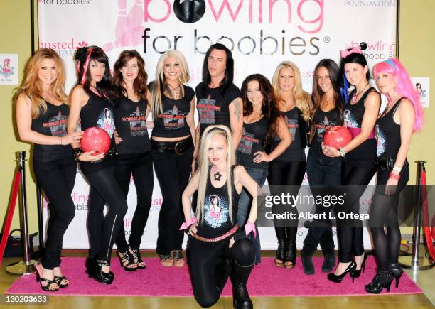 Actress Cerina Vincent, actress Ashlynn Yennie, FX artist Jacky Belle, writer Sean Decker, actress Brooke Lewis and actress Allison Kyler participate...