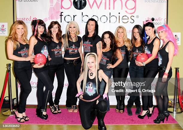 Actress Cerina Vincent, actress Ashlynn Yennie, FX artist Jacky Belle, writer Sean Decker, actress Brooke Lewis and actress Allison Kyler participate...