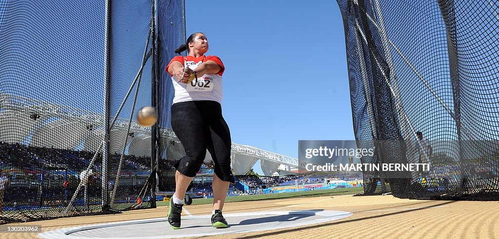 Sultana Frizell from Canada performs in