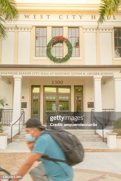 key west city hall, florida, usa - monroe county florida stock pictures, royalty-free photos & images