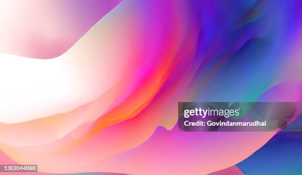 3d multi colorful abstract background - three dimensional background stock illustrations