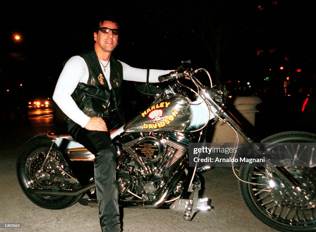 Actor and former Hell''s Angels president Chuck Zito poses on his ...