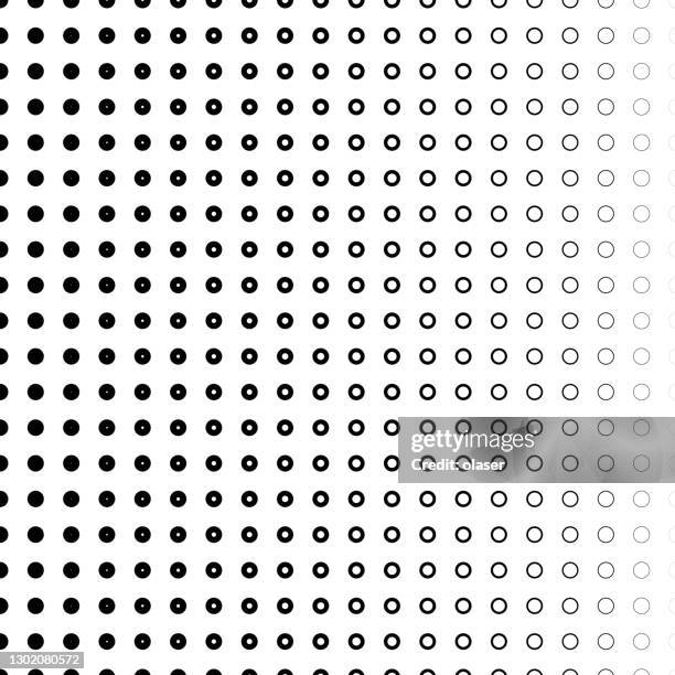 Gradient Fade Pattern Fade Ring Shapes In Matrix Pattern Horizontal Gradient High-Res Vector ...