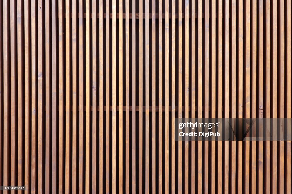 Wood exterior wall