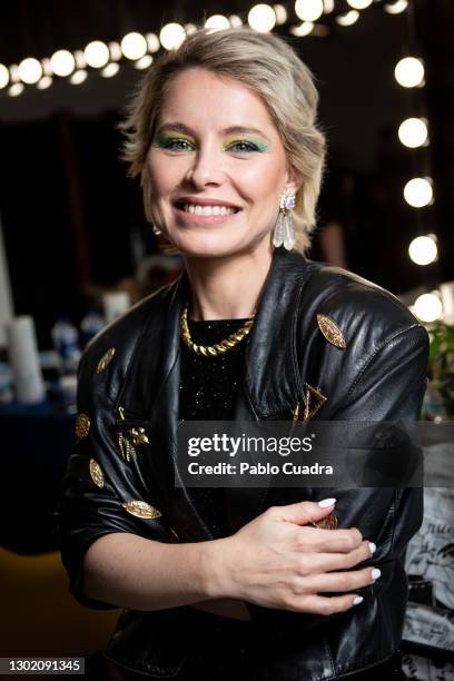 Spanish singer Soraya Arnelas poses during a portrait session on February 13, 2021 in Madrid, Spain.