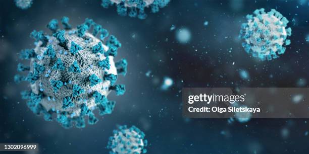 viral cell. microbiology background concept - hepatitis a photos et images de collection