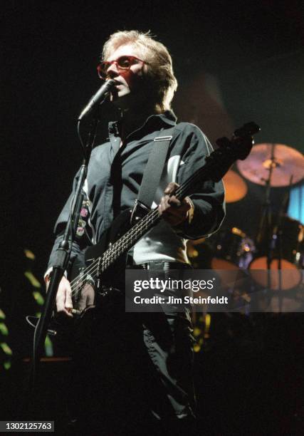 Benjamin Orr of rock band The Cars performs during the Hearbeat City Tour in Minnesota in 1985.