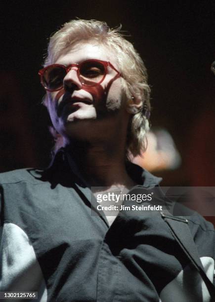 Benjamin Orr of rock band The Cars performs during the Hearbeat City Tour in Minnesota in 1985.