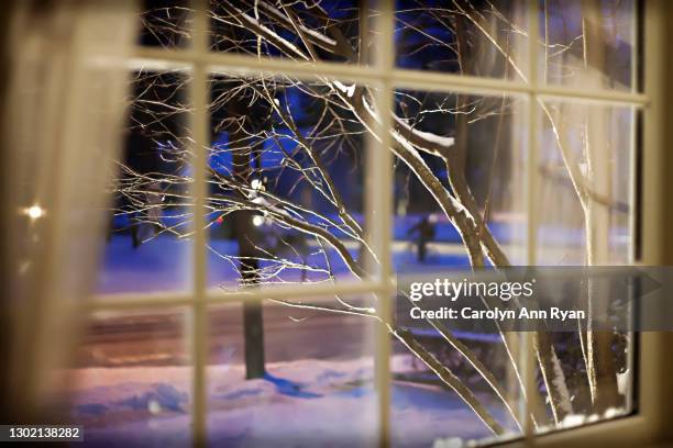 347 Snow Scene Through Window Stock Photos, High-Res Pictures, and ...