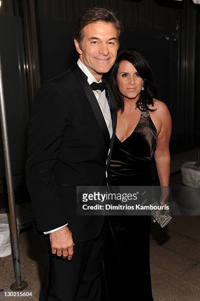 Dr. Mehmet Oz and Lisa Oz attend an evening with Ralph Lauren hosted by Oprah Winfrey and presented at Lincoln Center on October 24, 2011 in New York...