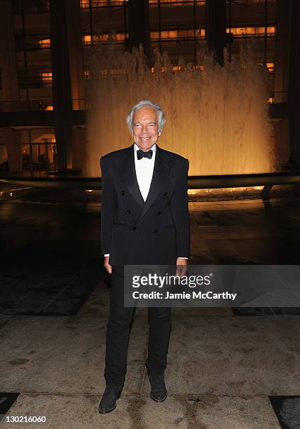 Ralph Lauren at an evening hosted by Oprah Winfrey and presented at Lincoln Center on October 24, 2011 in New York City.