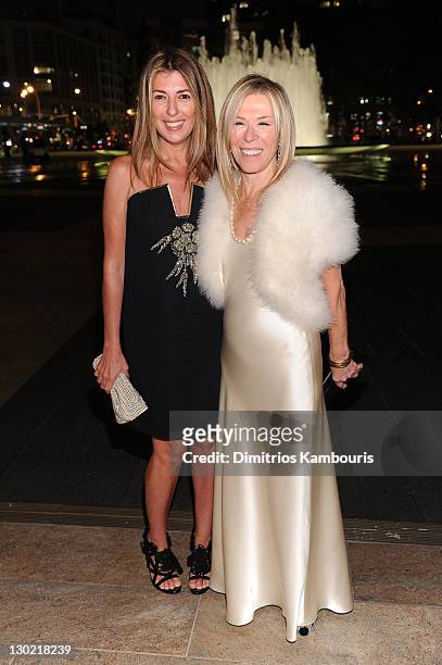 Nina Garcia and Bette-Ann Gwathmey attends an evening with Ralph Lauren hosted by Oprah Winfrey and presented at Lincoln Center on October 24, 2011...