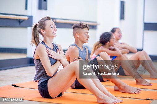 180 High School Yoga Stock Photos, High-Res Pictures, and Images
