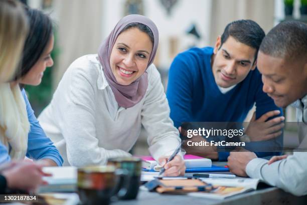 multi ethnic group of young entrepreneurs - indian visa stock pictures, royalty-free photos & images