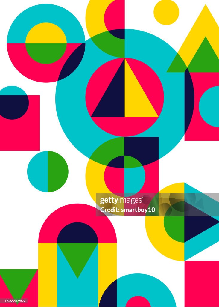 Simple Abstract Geometric Pattern Abstract Geometric Pattern High-Res Vector Graphic - Getty Images