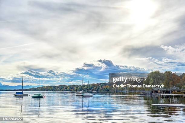 starnberg lake - starnberger see stock pictures, royalty-free photos & images