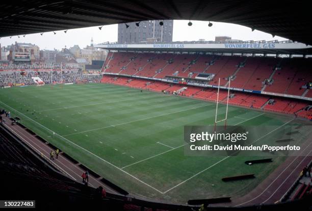 General view of the Cardiff Arms Park ground before the Wales versus Ireland Rugby Union International on the 6th March 1993.