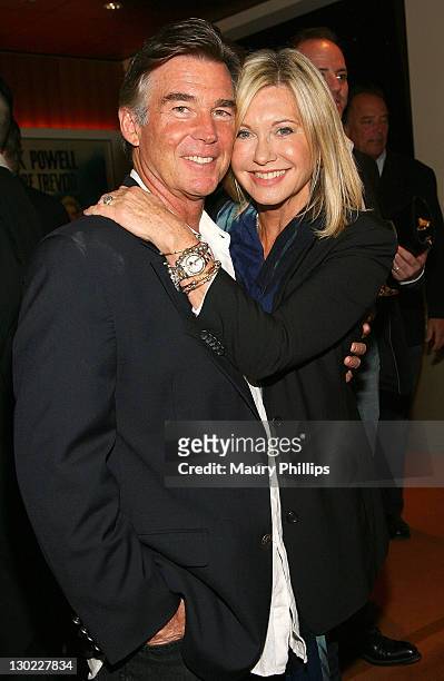 John Easterling and Olivia Newton John attend AusFilm Week - Special Screening of "A Few Best Men" at Linwood Dunn Theater at the Pickford Center for...
