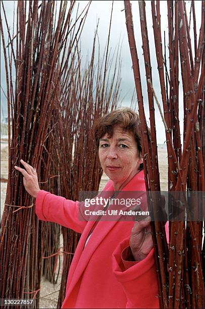 Dutch writer Renate Dorrenstein poses during a portrait session held on September 20 in Amsterdam, Holland.