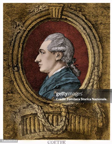 Goethe German 426 Johann Wolfgang Von Goethe Portrait Stock Photos, High-Res Pictures ...