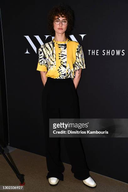 Ella Emhoff attends NYFW The Talks during New York Fashion Week: The Shows February 2021 at Spring Studios on February 15, 2021 in New York City.