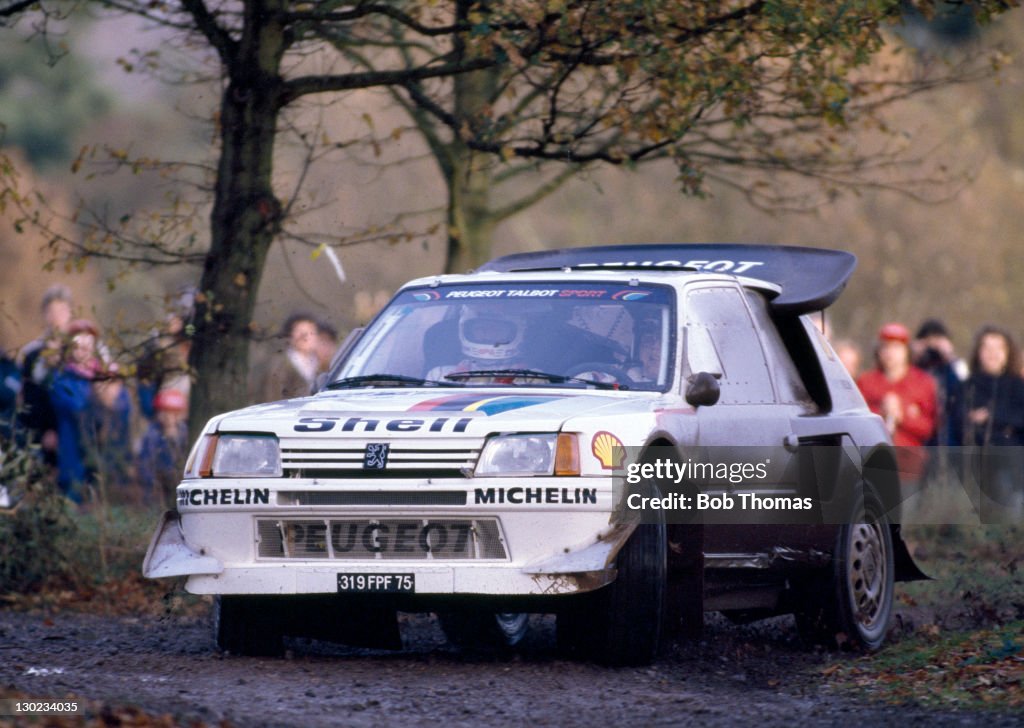 Timo Salonen And Seppo Harjanne - Peugeot - RAC Rally