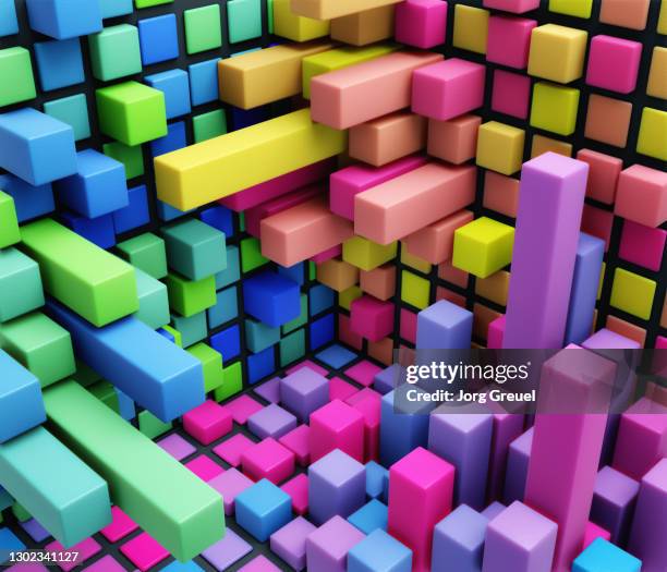 Three-dimensional bar chart