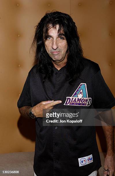 Alice Cooper during 2002 ESPY Awards - Kick-Off Party Featuring The ESPY Collection at Sky Bar At The Mondrian Hotel in West Hollywood, California,...