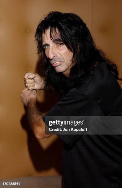 Alice Cooper during 2002 ESPY Awards - Kick-Off Party Featuring The ESPY Collection at Sky Bar At The Mondrian Hotel in West Hollywood, California,...