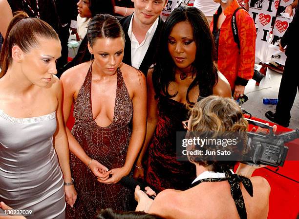 Jessica Taylor, Michelle Heaton and Kelli Young of Liberty X