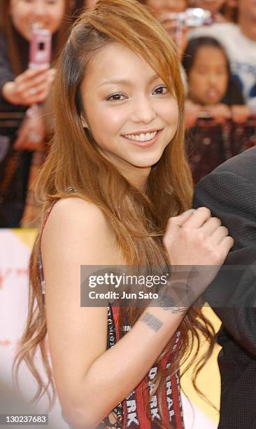 Namie Amuro during 2004 MTV Video Music Awards Japan - Arrivals at Tokyo Bay NK Hall in Tokyo, Japan.