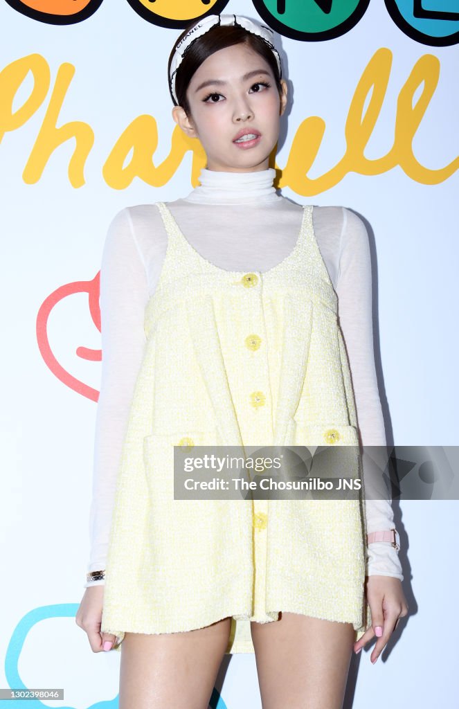 Jennie of BLACKPINK attends the launch party of CHANEL X PHARRELL News  Photo - Getty Images