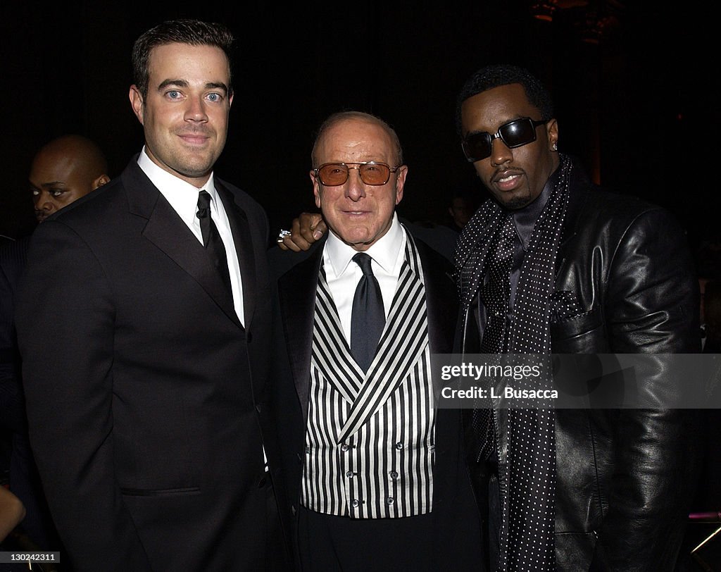 Carson Daly, Clive Davis and Sean "P. Diddy" Combs News Photo Getty