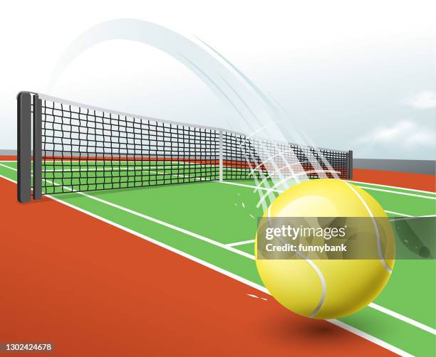 stockillustraties, clipart, cartoons en iconen met tennisbal scoren - bordtennis