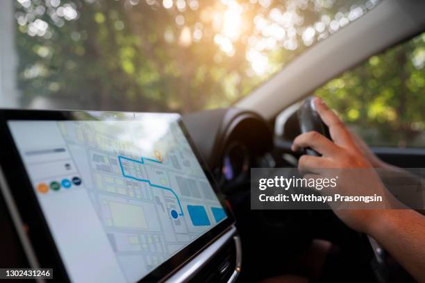 navigation companion - auto navigation stock pictures, royalty-free photos & images