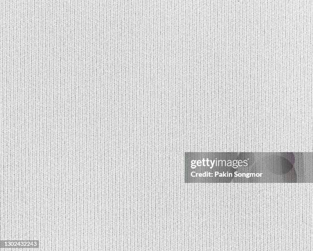 white fabric cloth polyester texture, textile background. - knit stock-fotos und bilder