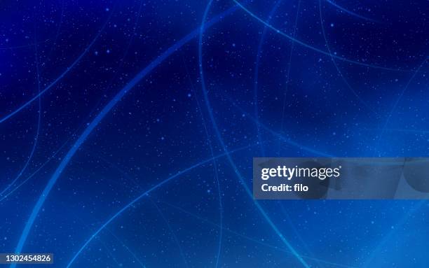 ilustrações de stock, clip art, desenhos animados e ícones de space abstract background - fundo azul