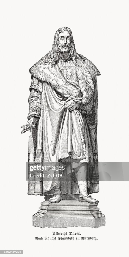Albrecht Dürer German Painter Wood Engraving Published In 1893 High-Res ...