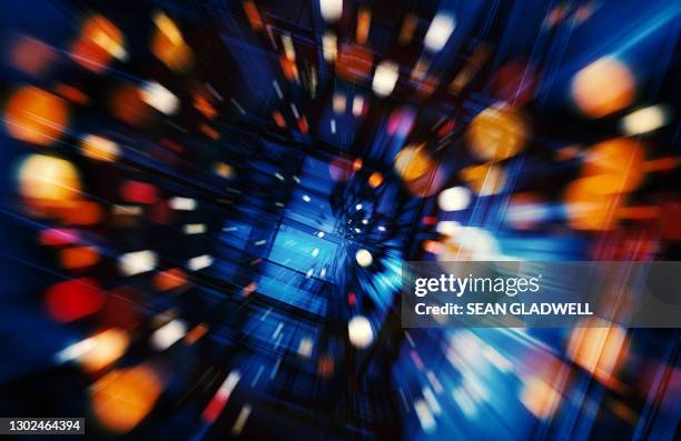 futuristic abstract - what time is it stockfoto's en -beelden