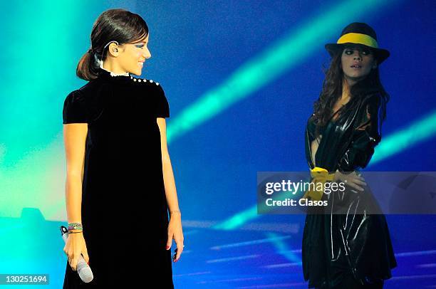 Alizee during the Concerto Number 8 of The Academy at Estudios Churubusco on october 09, 2011 in Mexico City, Mexico.