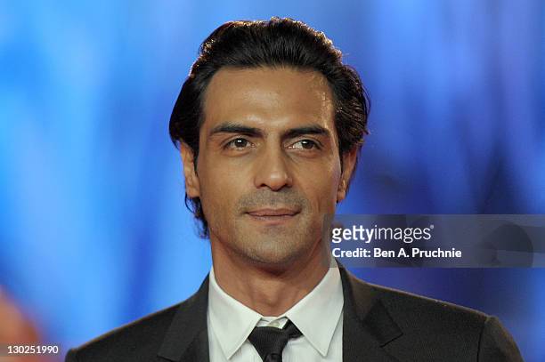 Arjun Rampal attends the UK premiere of RA One at 02 Arena on October 25, 2011 in London, England.