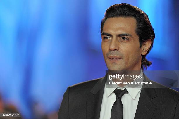 Arjun Rampal attends the UK premiere of RA One at 02 Arena on October 25, 2011 in London, England.